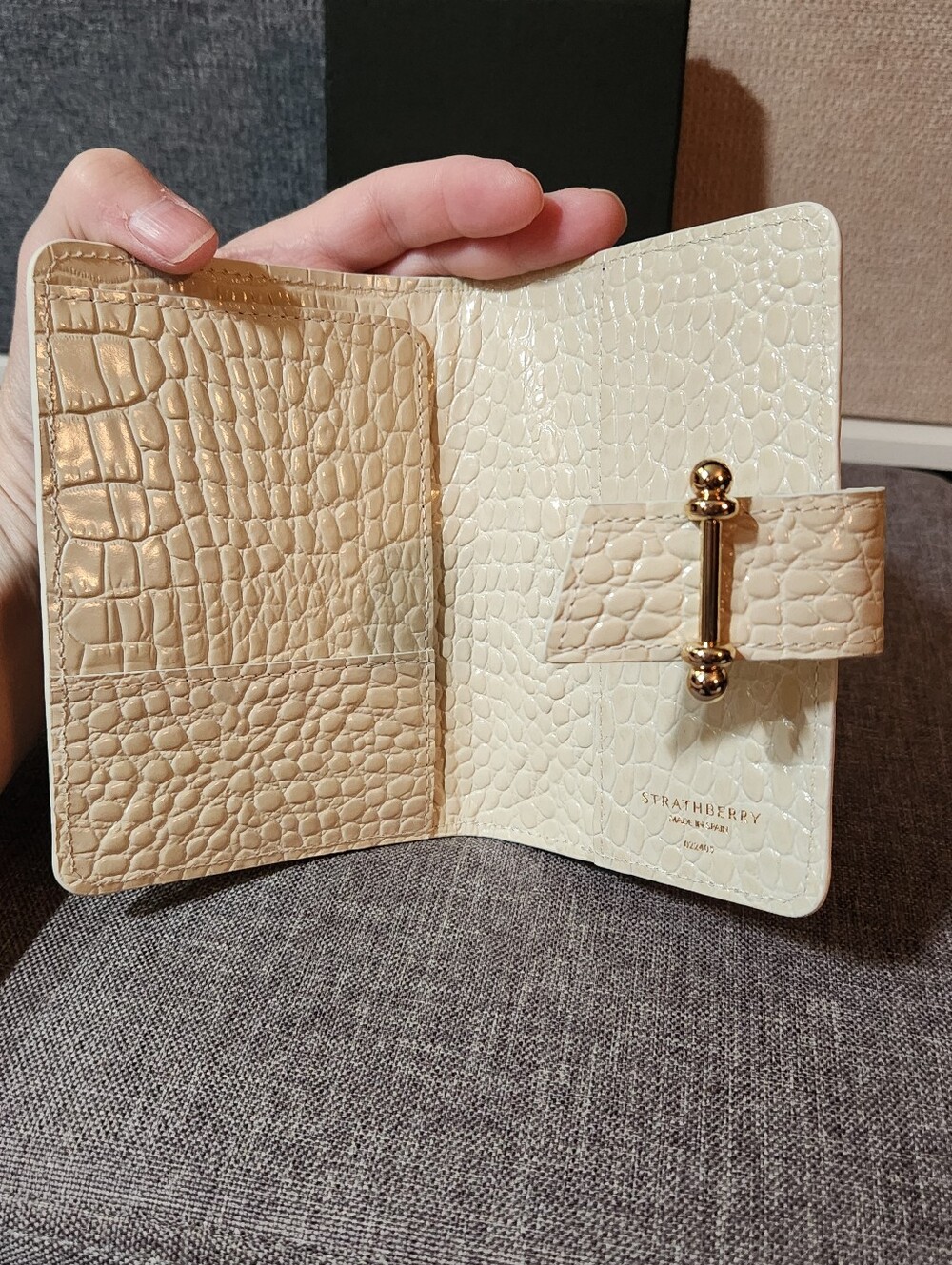 Strathberry Multrees Passport Cover View 4
